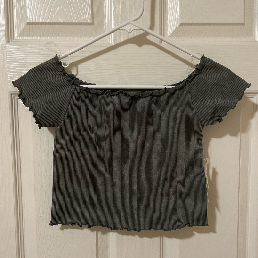 Dark Green Aeropostale Crop Top